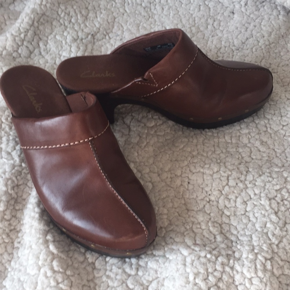 Clark's Leather Clog